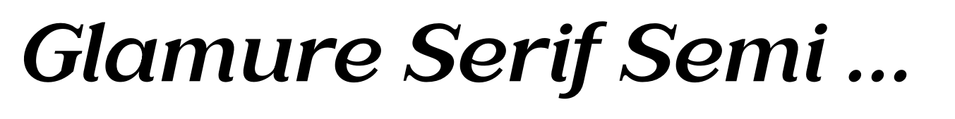 Glamure Serif Semi Bold Italic